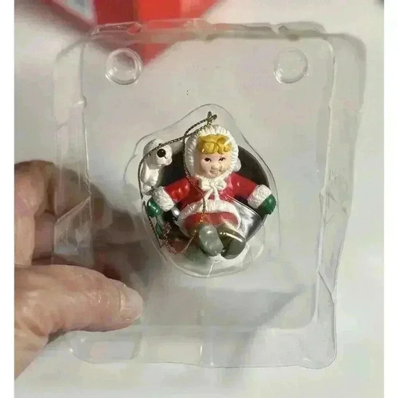 Christmas Charmers “ Tagging Along” Ornament- New In Open Box 1991 - Picture 4 of 9